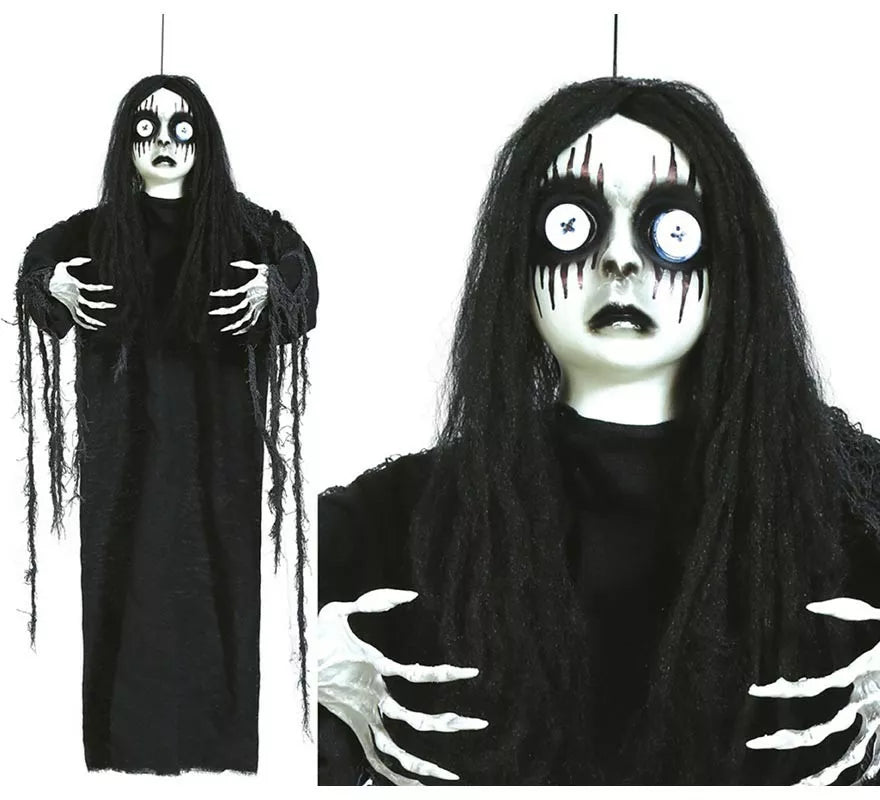 Colgante Muñeca con Botones en Los Ojos 90 cm