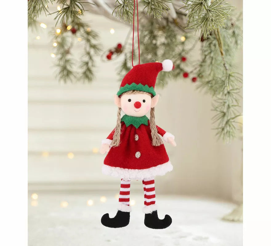 Translation missing: en.Colgante Navideño de Elfa de 16 cm