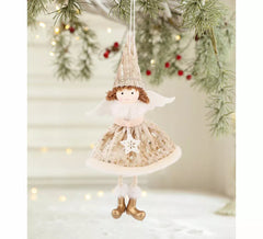 22cm Golden Angel Christmas Pendant