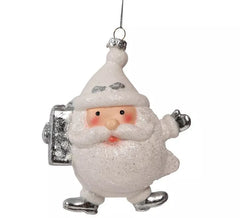 13 cm White Christmas Pendant