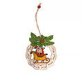 Colgante Papá Noel de Madera 12 cm