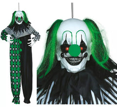 Green Clown Pendant with Light, Sound and Movement 165 cm