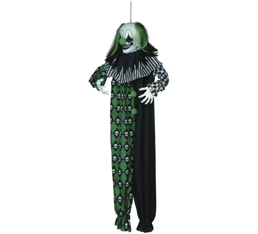 Translation missing: en.Colgante Payaso Verde con Luz, Sonido y Movimiento 165 cm