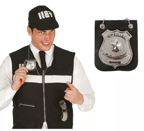Colgante Placa de Policía