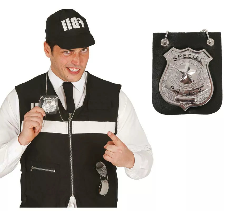 Colgante Placa de Policía