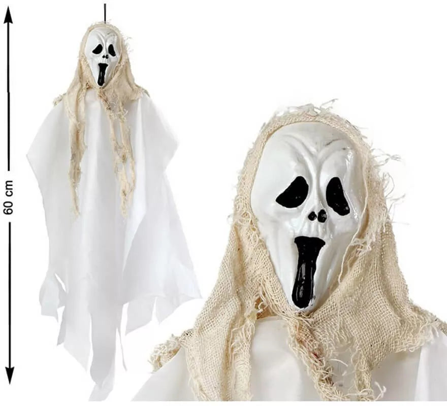 Translation missing: en.Colgante Scream Blanco de 60 cm