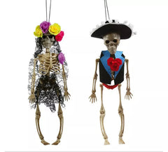 Assorted Mexican Skeleton Pendants 40 cms