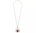 Collar Araña roja brillante