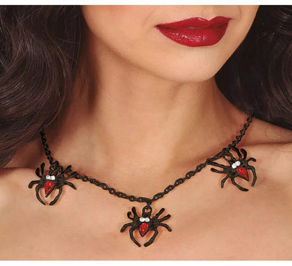 Collar Arañas Negras