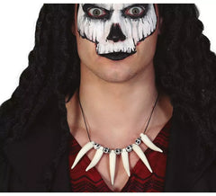 Caveman Necklace with Teeth