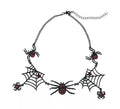 Collar con Arañas y Telarañas