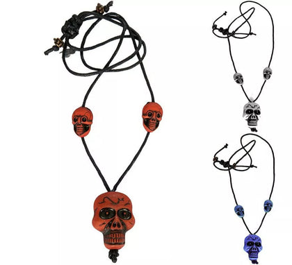 Collar con calaveras en colores surtidos