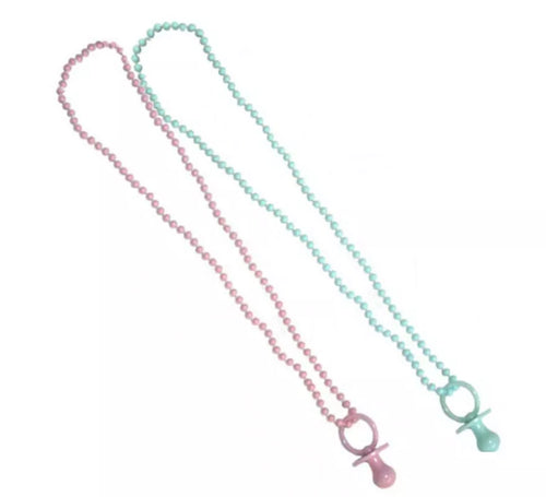 Collar con Chupete de 45 cm colores surtidos