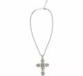 Collar con Colgante de Cruz con Strass