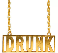 65cm ' Drunk ' Pendant Necklace