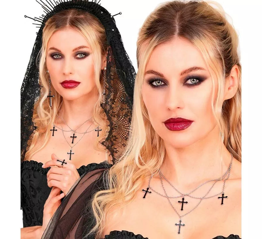 Translation missing: en.Collar con Cruces negras