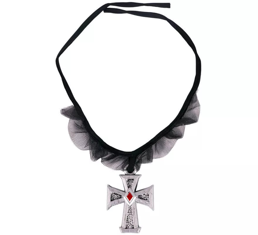 Translation missing: en.Collar con Cruz Gótica de 8 cm