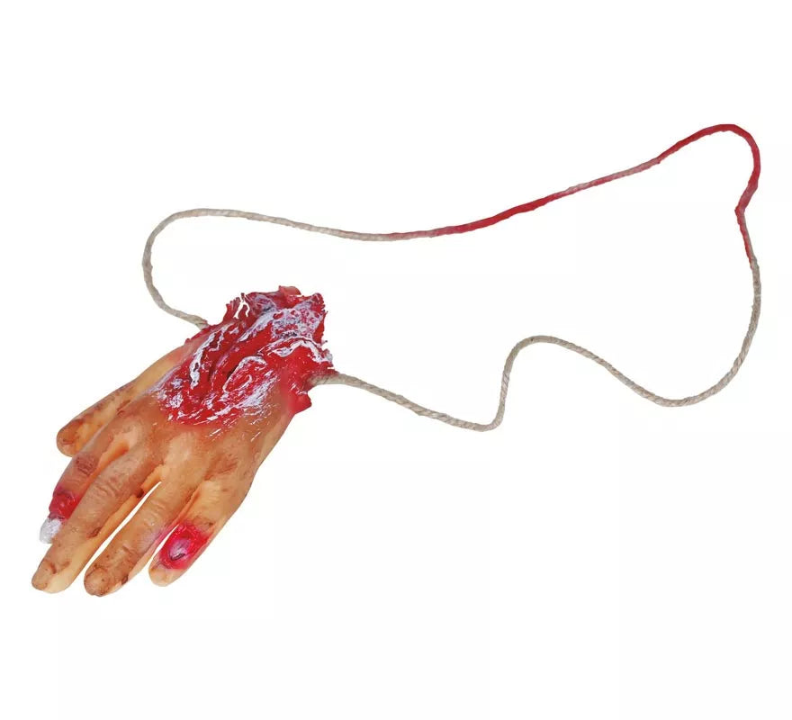 Collar con Mano Sangrienta