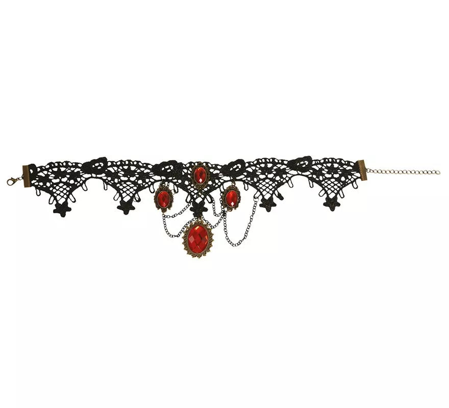 Collar con Rubíes