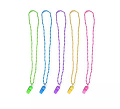 Assorted 42 cm Whistle Necklace