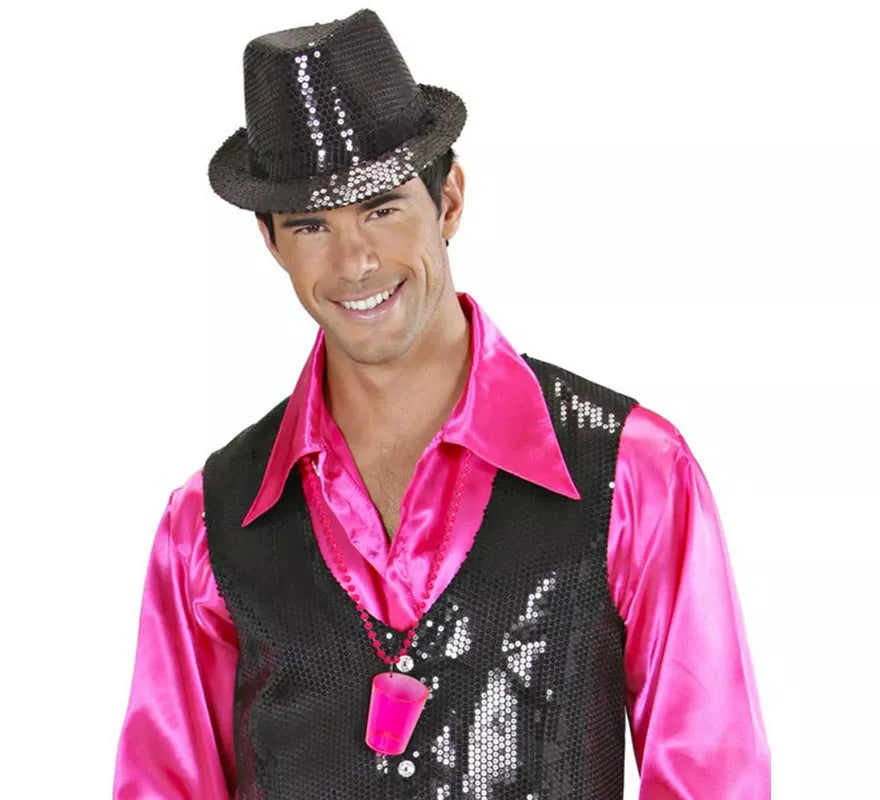 Collar con Vaso de Chupito Shot en varios colores neones