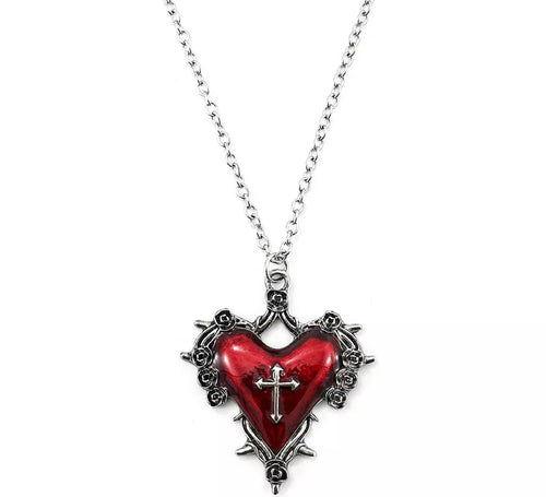 Collar Corazón Gótico