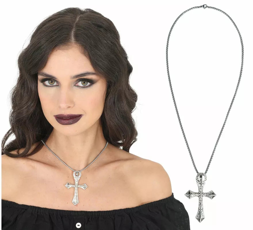 Translation missing: en.Collar Cruz Decorativa Metal, 6,5 cm