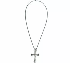 Metal Decorative Cross Necklace, 6.5 cm
