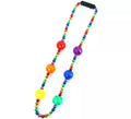 Collar de Bolas Arcoíris con Luz