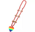 Collar de Corazón Arcoíris