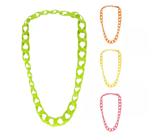 Collar de Eslabones Neón colores surtidos