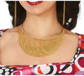 Collar de los años 70 metálico