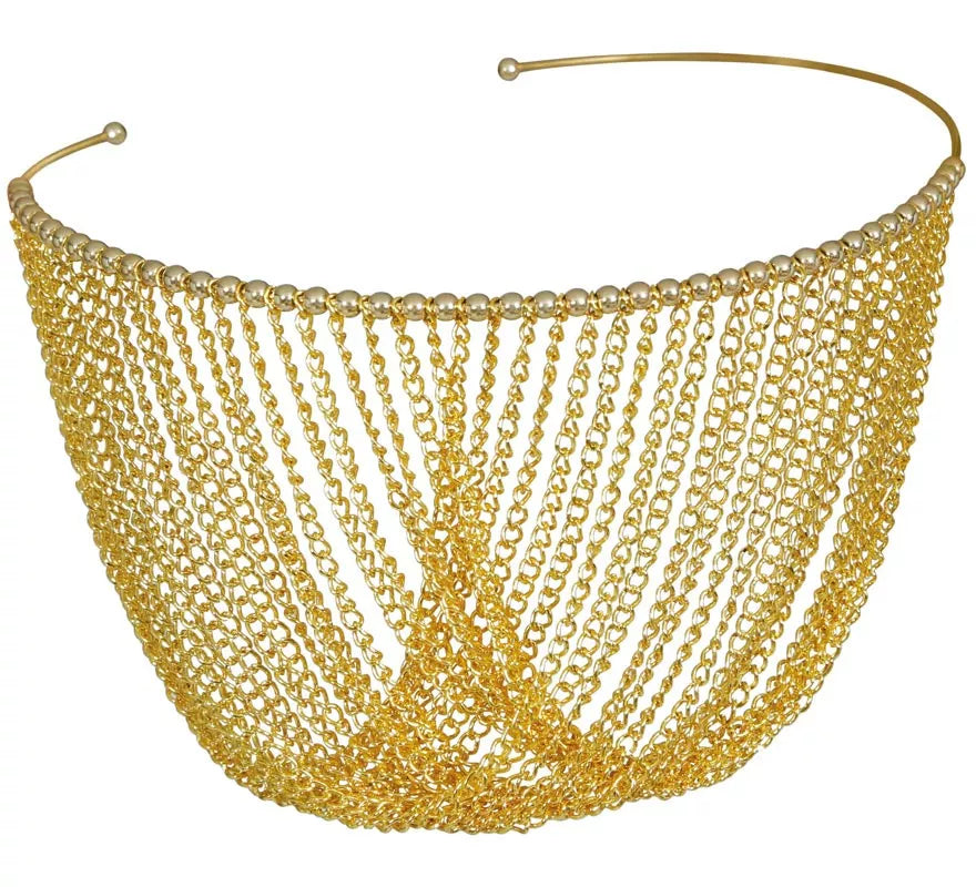 Collar de los años 70 metálico