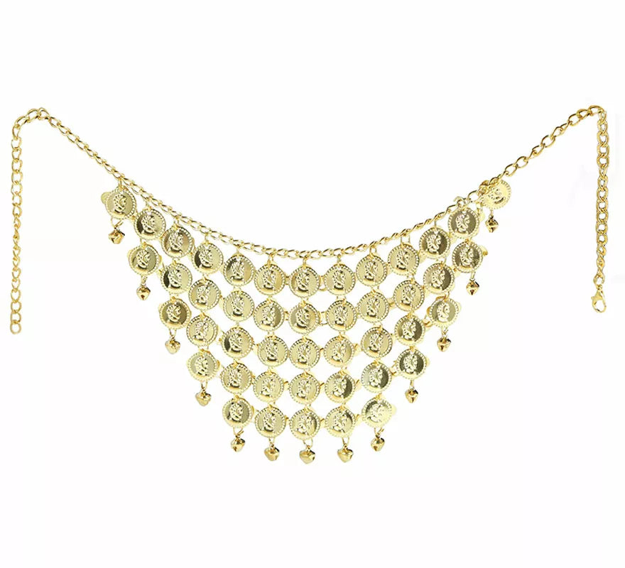 Collar de Medallas doradas