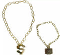 Collar de Oro con Símbolos en varios modelos 40 Cm