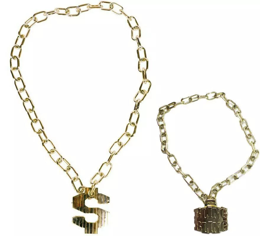 Translation missing: en.Collar de Oro con Símbolos en varios modelos 40 Cm