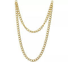 120cm Gold Rapper Necklace