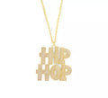 Collar de Rapero Hip Hop brillante de 5x5 cm