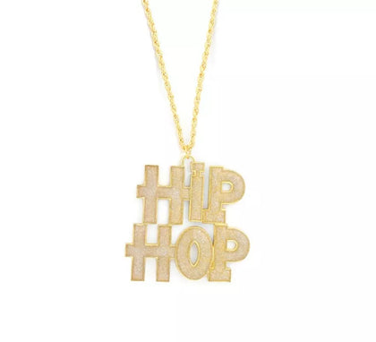 Collar de Rapero Hip Hop brillante de 5x5 cm