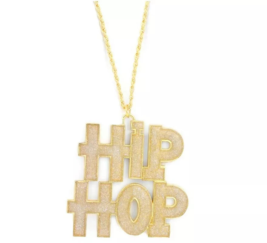 Collar de Rapero Hip Hop grande de 7,5x7 cm