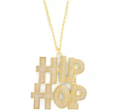 Large 7.5x7cm Hip Hop Rapper Necklace
