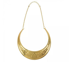 Romana gold metal necklace