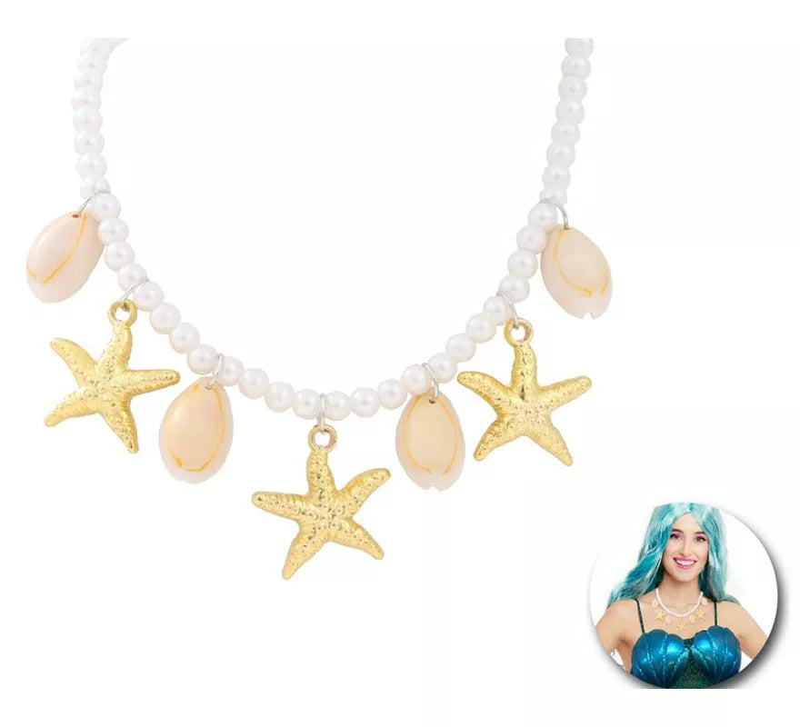 Translation missing: en.Collar de Sirena estrellas y perlas