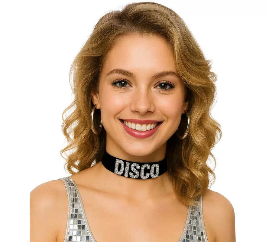 Collar Disco negro