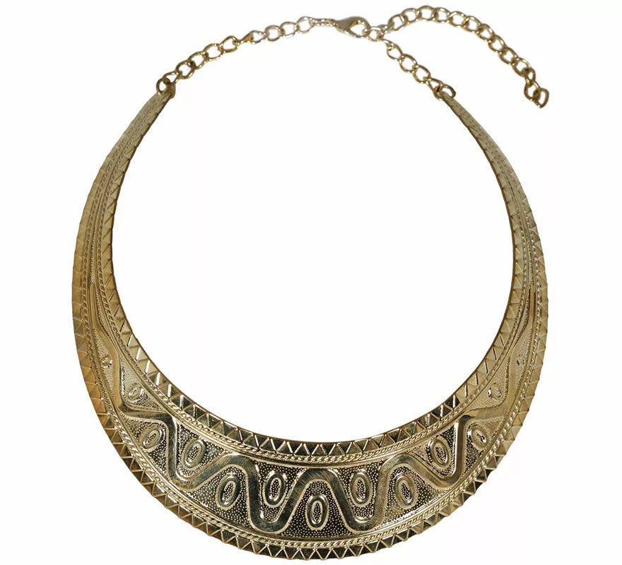 Collar Egipcio de metal adulto