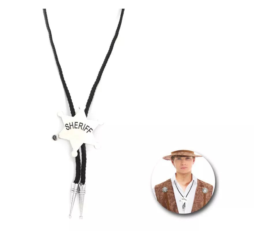 Collar Estrella Sheriff plateado