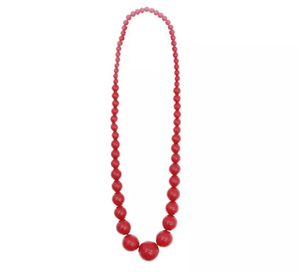 Collar Flamenco cuentas roja de 25 cm