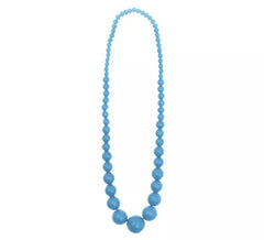 Flamenco necklace 25 cm turquoise beads