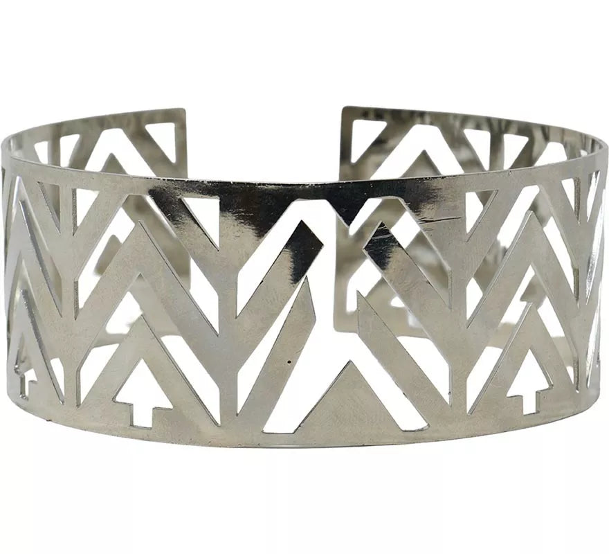 Translation missing: en.Collar Futurista plateado