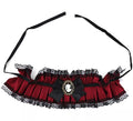 Collar Gótico rojo con Lazo
